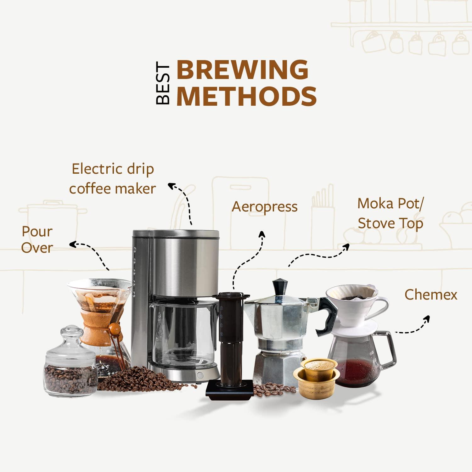 Cafe Coffee Day Cafe Coffee Day Peaberry 200 Gm Each Packet (Packet Of 4) | Filter Coffee Powder |Perfect For Black Coffee | 100% Pure Peaberry Coffee Powder, Medium To Dark Roast | South Indian Filter Coffee Powder