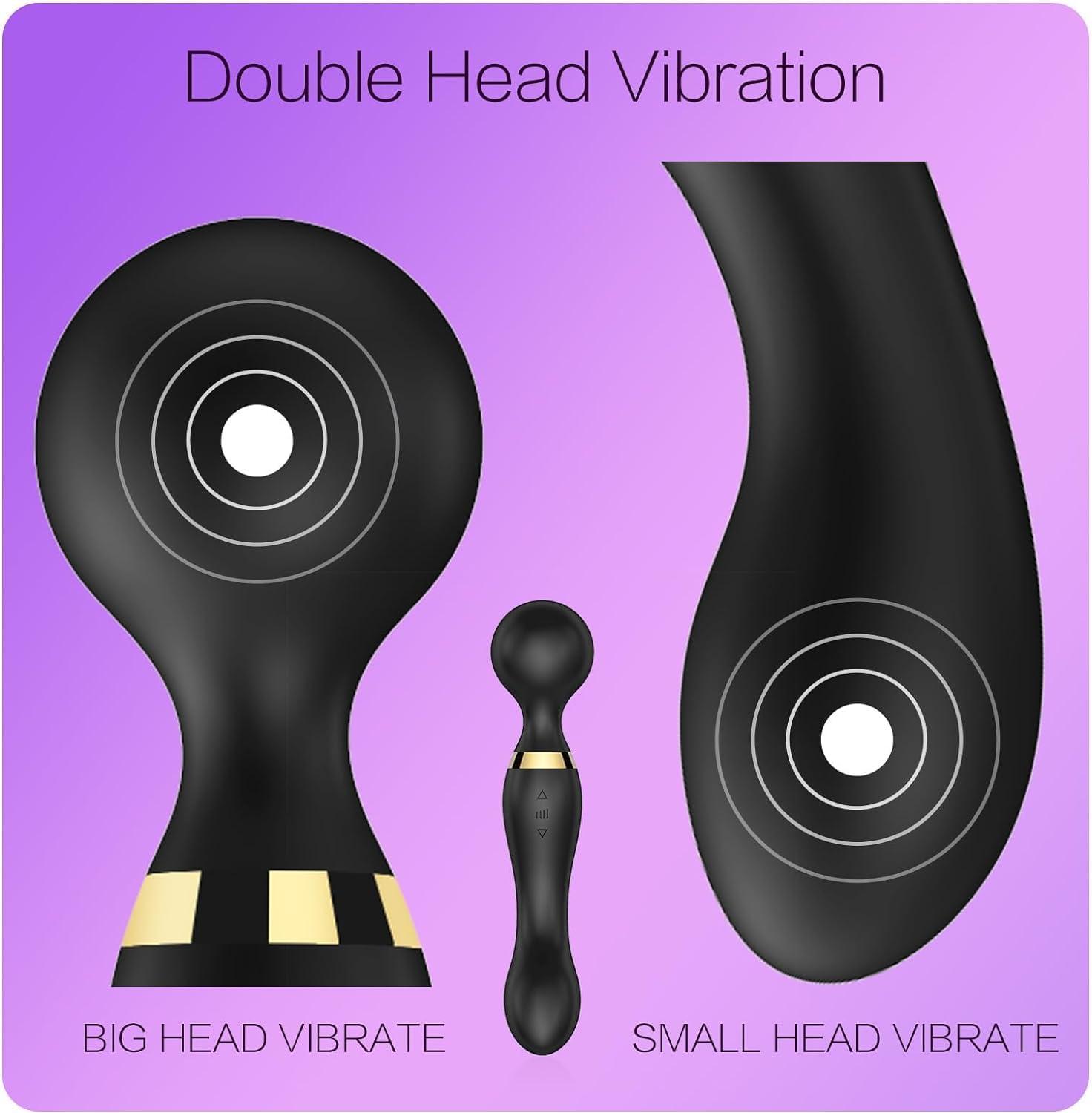 ZEKWON ENTERPRISE ZEKWON ENTERPRISE Handheld Dual Head Massager: Pain Relief and Relaxation, Rechargeable