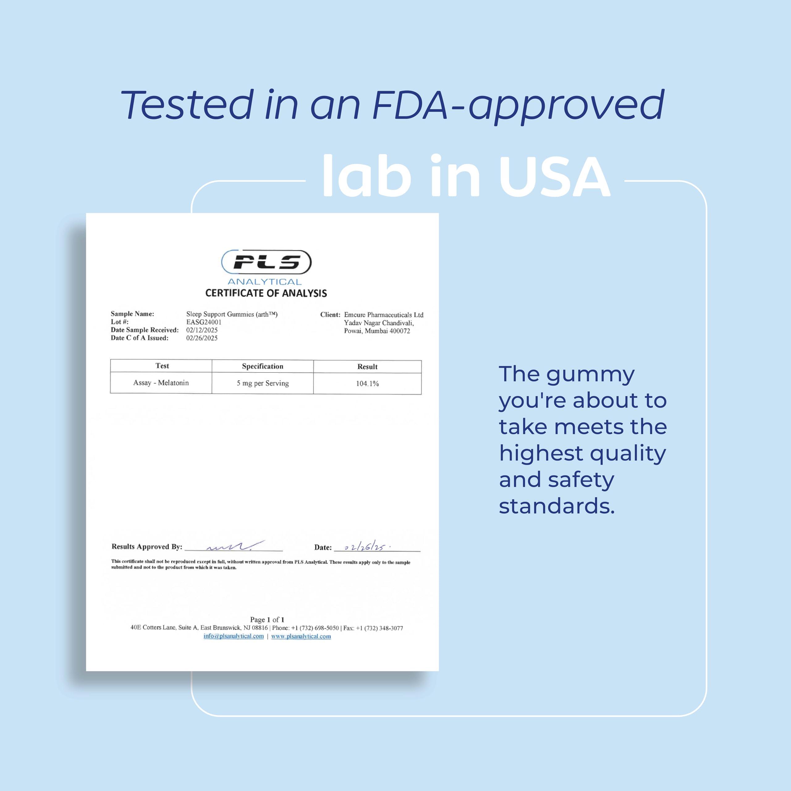 ARTH Arth Sleep Gummies | 30 Plant-Based Melatonin Gummies (5mg) with Chamomile, Passion Flower Extract & L-Theanine | Supports Deep Sleep & Relaxation | Safe, Non-Addictive Sleep Aid with No Added Sugar