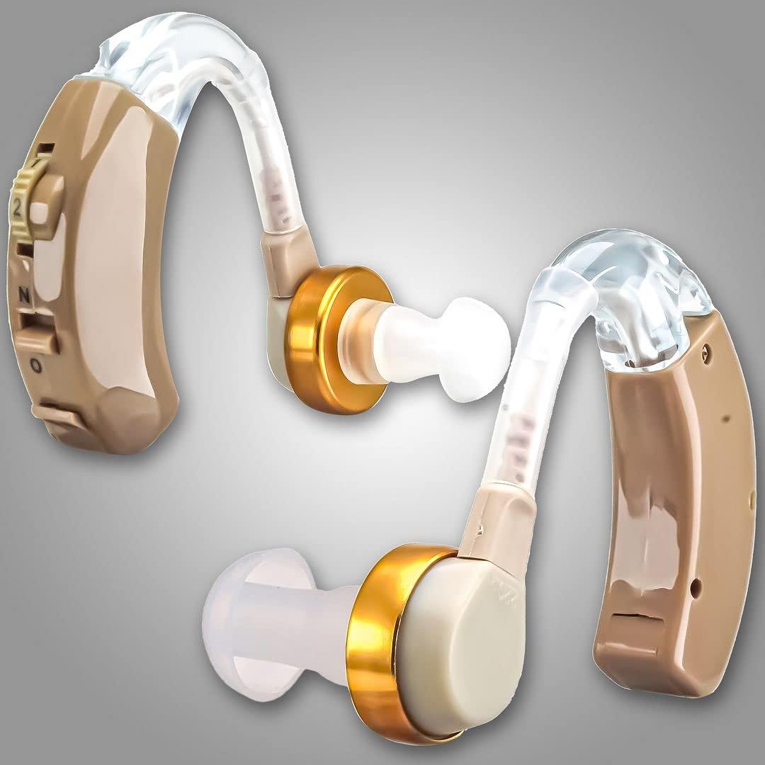 Enlinea Enlinea ENL-19 Behind-The-Ear (Bte) Hearing Aid Machine For Ear Old Age | Suitable For Mild To Moderate Hearing Loss (Pack of 2)