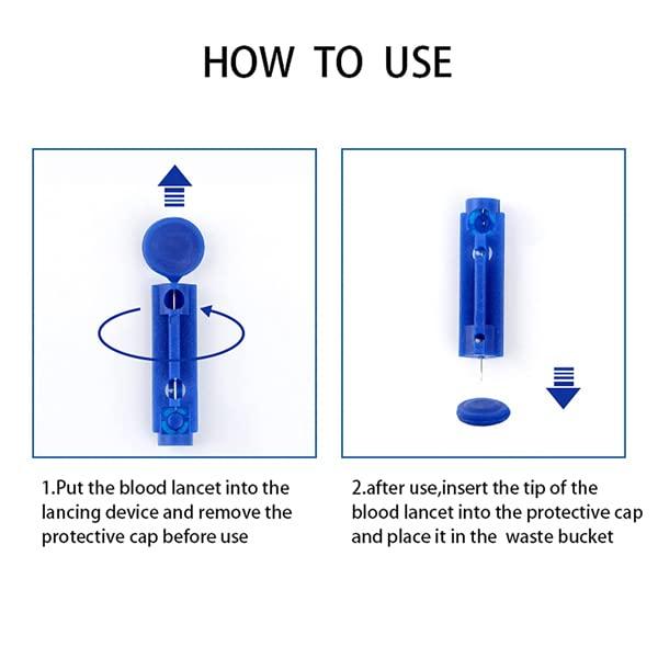 Recombigen Recombigen Round Lancet Needle Glucometer Lancets (Made in India) (500 Qty)