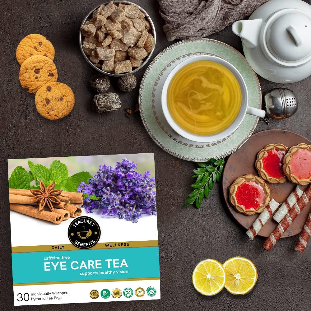 TEACURRY TEACURRY Eye Care Tea (2 Months Pack, 200 Grams Loose) - Helps with Eye Health, Vision, Eyesight - Eye Restore Herbal Tea