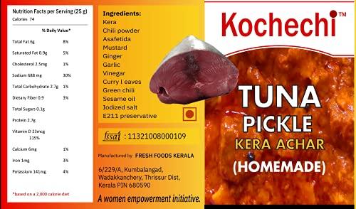 Kochechi Kochechi Tuna Fish Pickle 380g Homemade Kerala Fish Pickle Kera Achar Toona Achar No Added Flavors A Kudumbashree Product (Tuna)