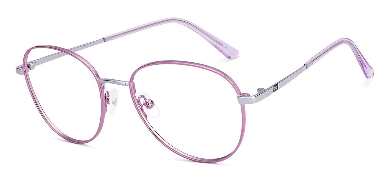 LENSKART BLU LENSKART BLU | Zero Power Blue Cut Computer Glasses | Anti Glare, Lightweight & Blocks Harmful Rays | UV Protection Specs | Silver | Men & Women | Small | LB E17490