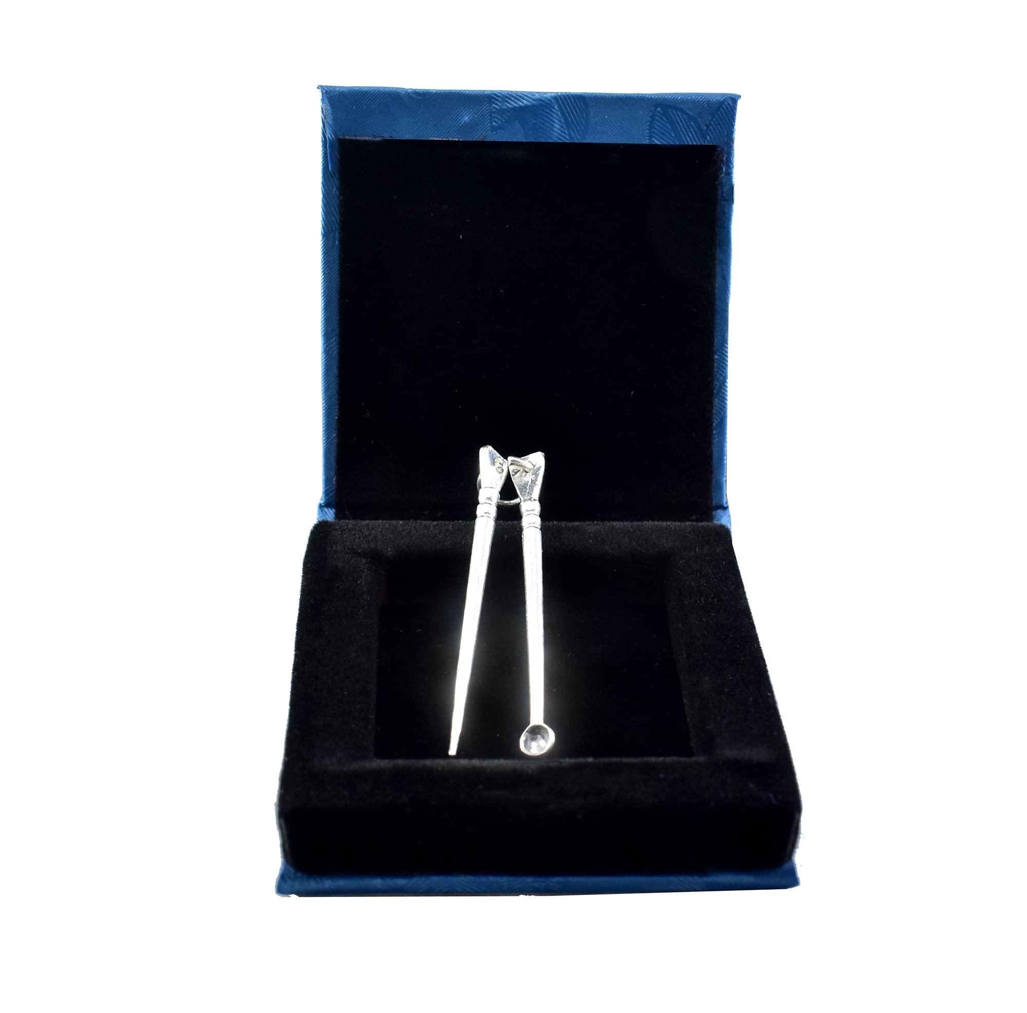 KMJ KMJ pure silver toothpick and earwax removal/cleaner set (wt. 3.5 gms)