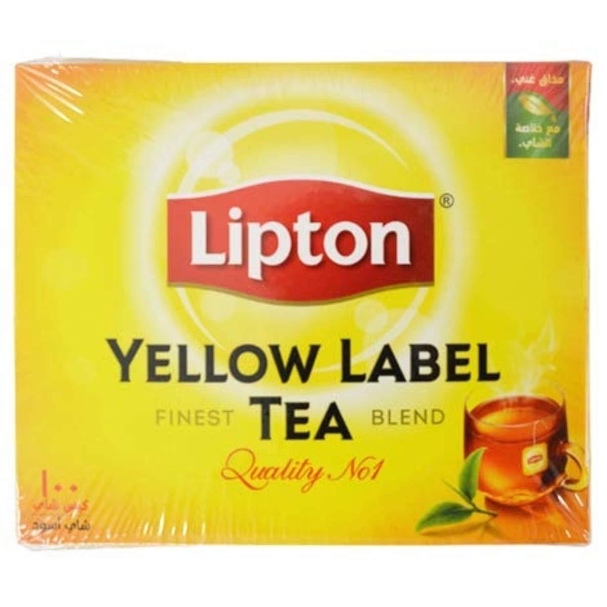 Lipton Lipton Yellow Label Black Tea Bags 100Ct (Pack Of 4) -259 Gm