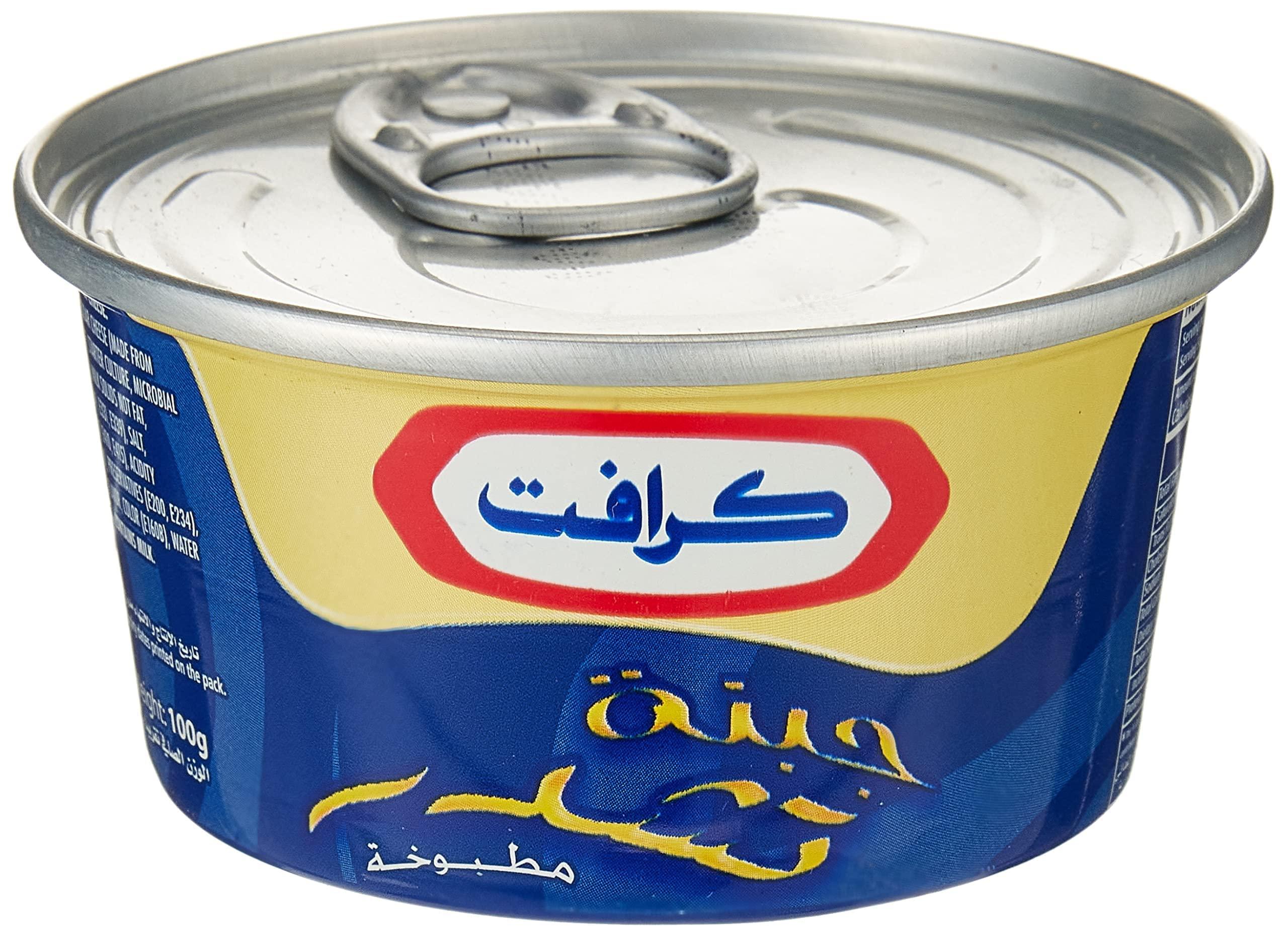 Kraft Kraft Processed Cheddar Cheese Tin, 100 g (Pack of 2)