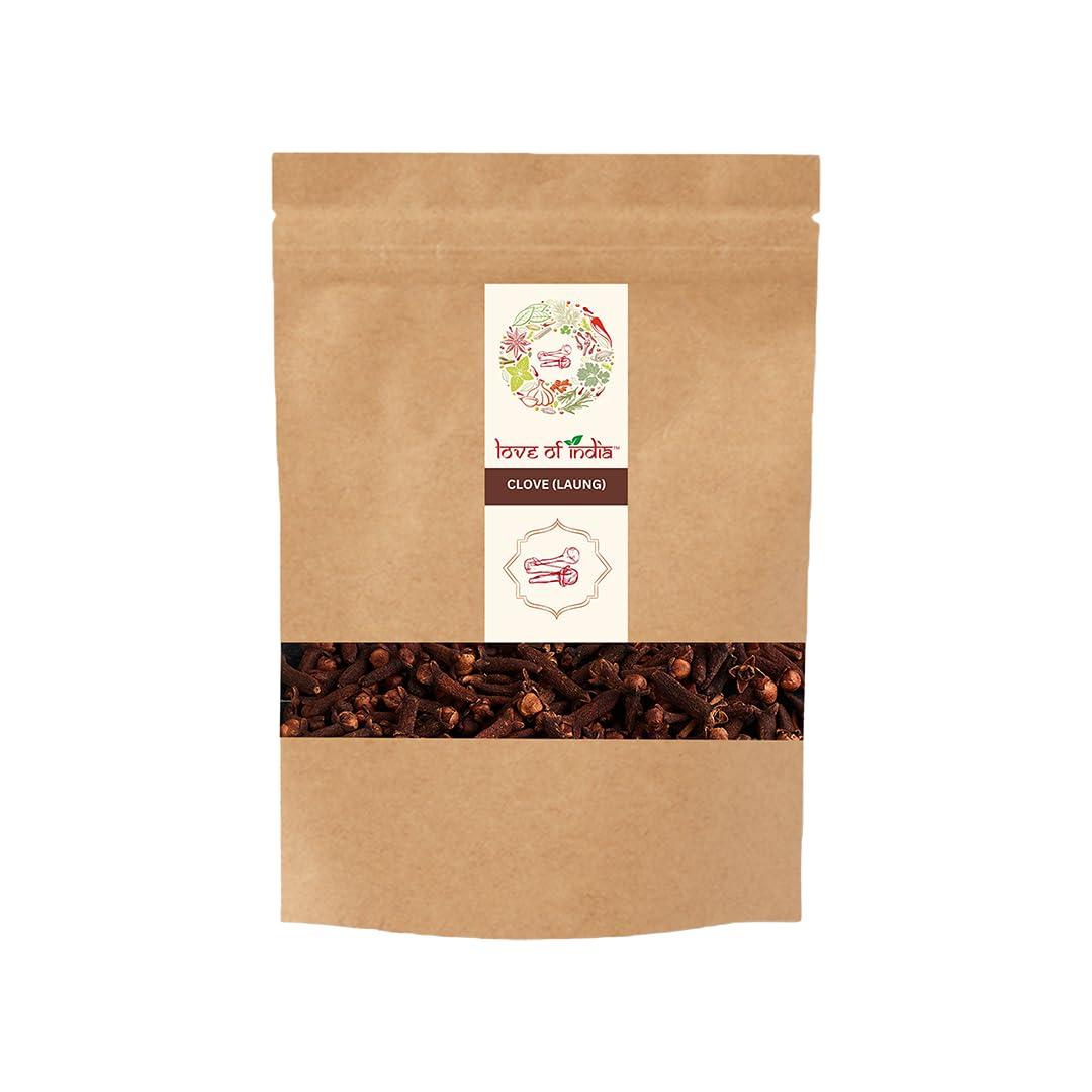 LOVE OF INDIA Organically Grown Clove (Laung) Golden Brown | Kerala (Idduki) | Premium Export Quality 50gm | Love of india (1)