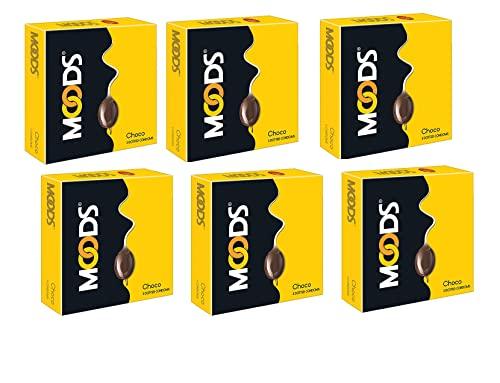 MOODS MOODS Condom Chocolate 3 Pieces Each Pack Of 6