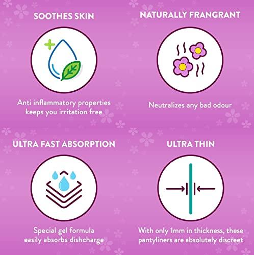 Varnet Panty Liners :: Active Oxygen - Negative Ion Relax :: Soft Cotton :: 155mm (Recommended for daily use) (60 Panty liners in pack)