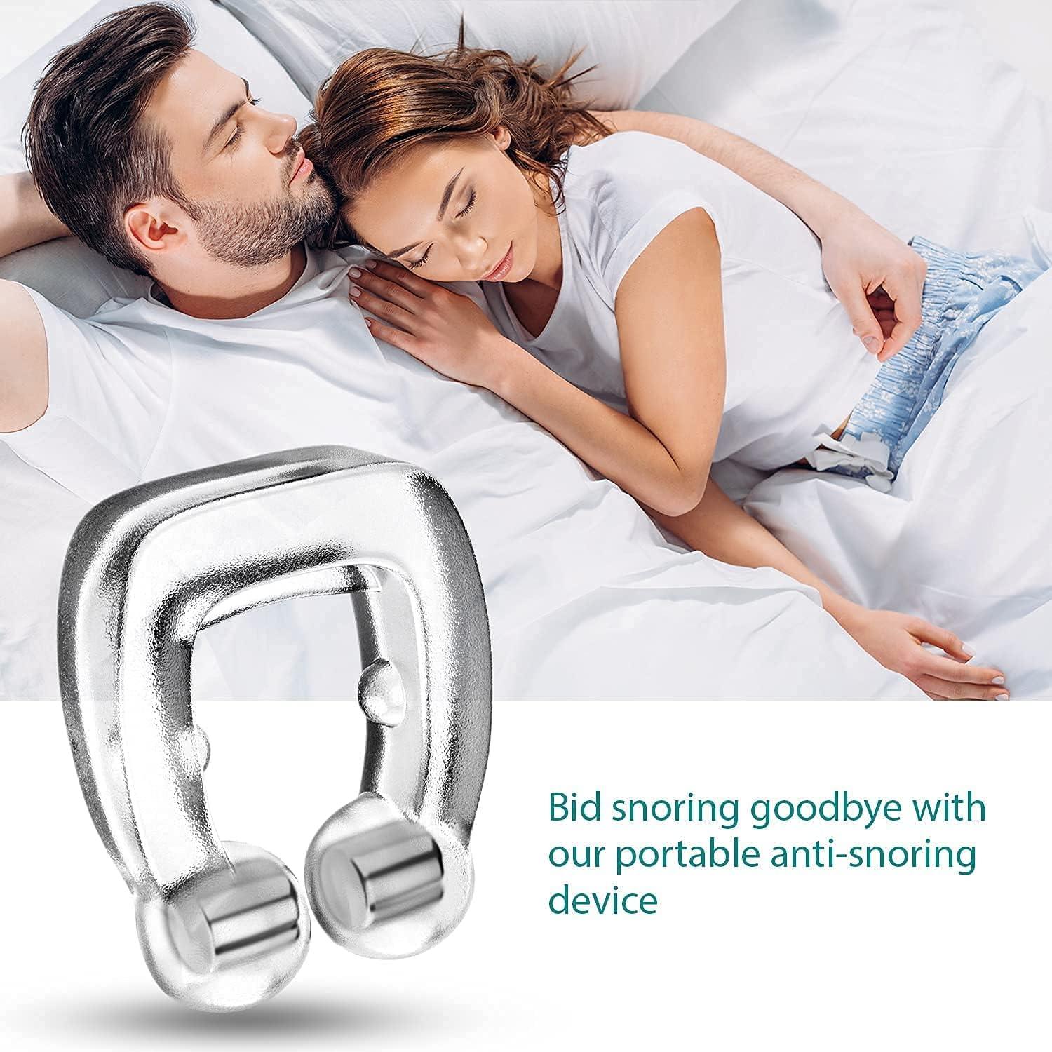 Brocade Enterprise Snore Free Nose Clip | Unisex Stop Snoring Anti Snore Free Sleep Silicone Magnetic Nose Clip | Nose Clip | Anti Snoring device (SNORE FREE)