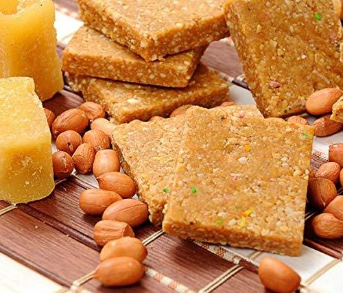 Shivanya Mart Ginger Candy | Groundnut Chikki | Peanut Chikki - Healthy Sweets & Snacks 3 Pack Combo ( 3 * 200 Gram )