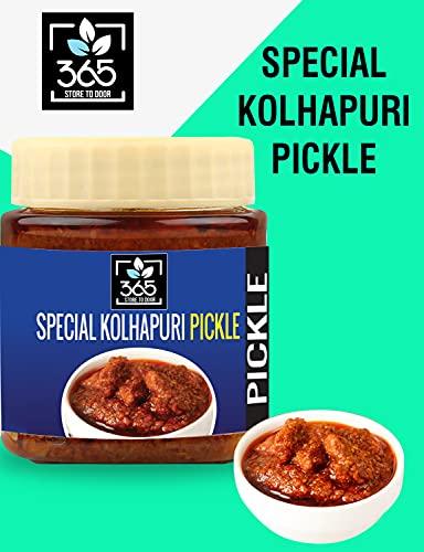 365 STORE TO DOOR 365 STORE TO DOOR Special Kolhapuri Pickle, 500g | Achaar | Chutney | Homemade, No Preservatives, No Oil | 100% Pure & Hygiene | Ready to Eat