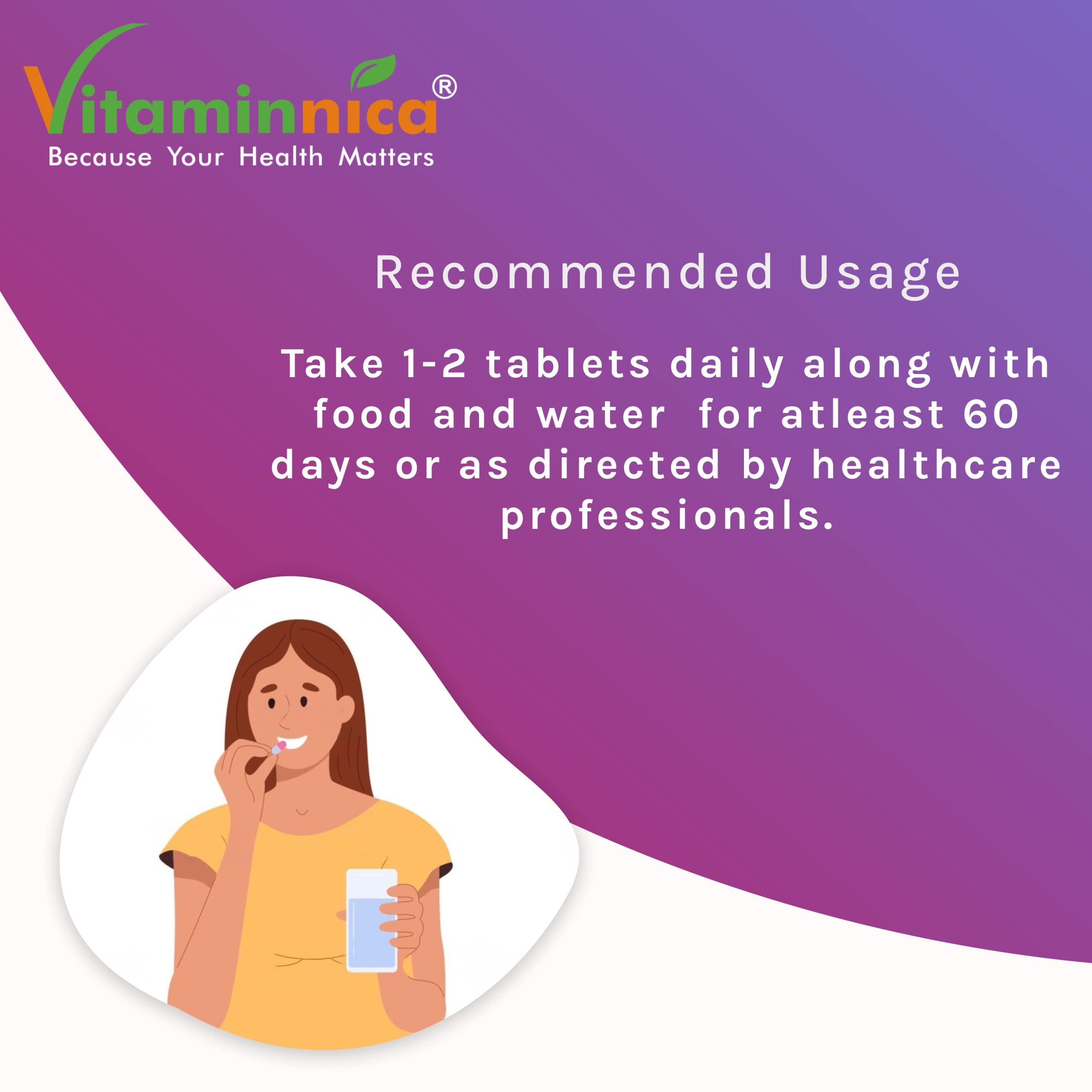 Vitaminnica Because your Health Matters Vitaminnica Combo Pack of Multi Vita Men & Women- 60 Multivitamin Tablets with Vitamin C & 28 other key nutrients for Overall Health & Immunity