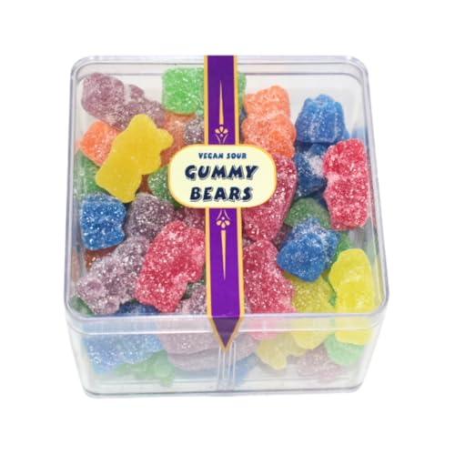 CandiExotics CandiExotics Vegan Sour Gummy Bear Gummy Candies - Fruit Flavored Jelly Candy Perfect for Kids and Adults alike (250gm)
