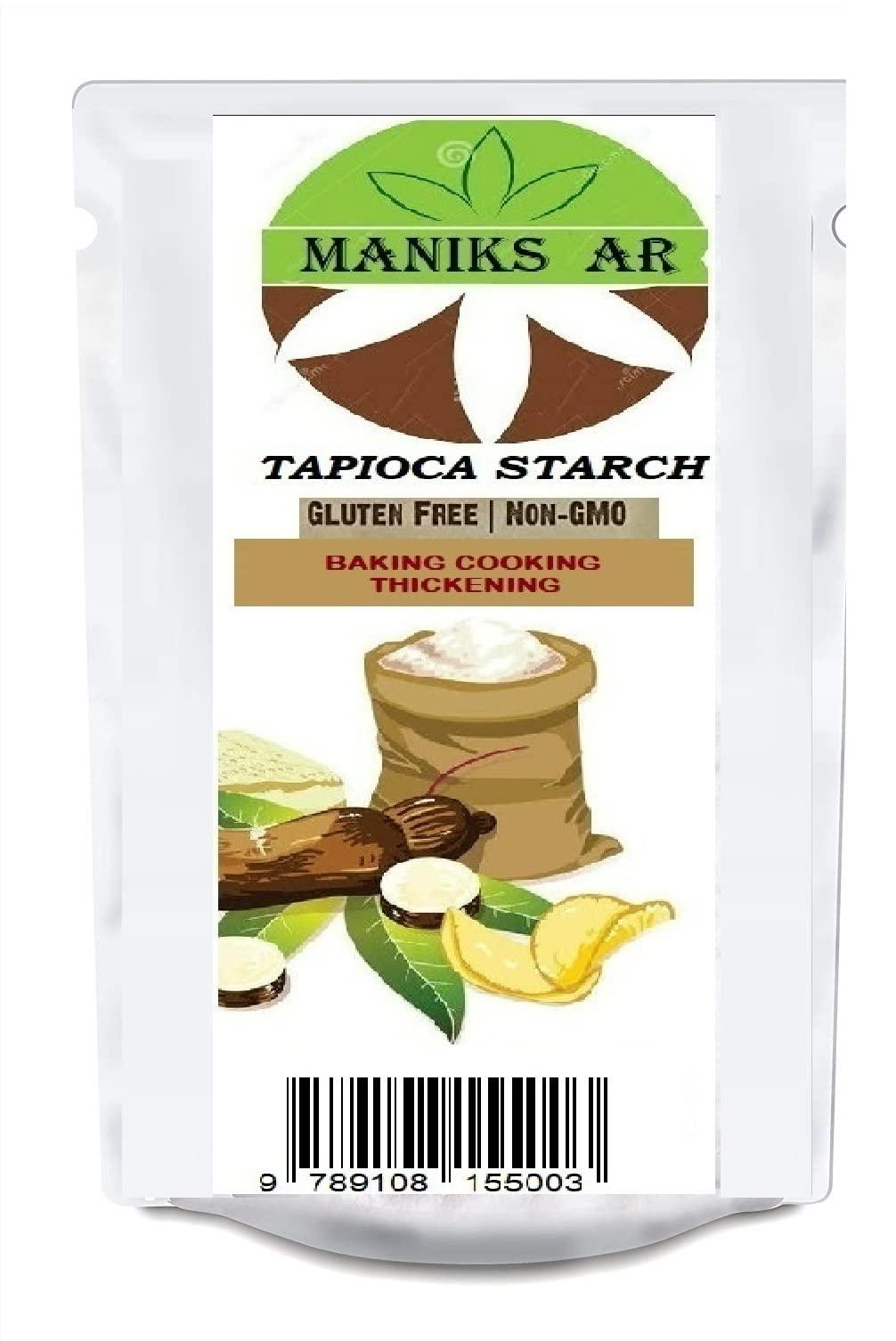 MANIKS AR MANIKS AR Tapioca Pearl Boba Bubble Tea Starch 400 Gm - Gluten Free