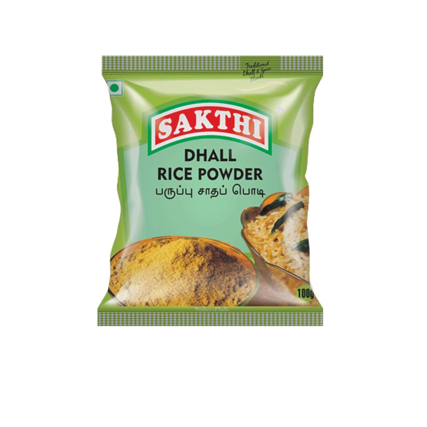 SAKTHI SAKTHI Masala Dhall Rice Powder 100gm - Pack of 5 (Sakthi Masala Dhall Rice Powder 500 Gm) Sakthi Paruppu Podi Sakthi Dal Rice Mix