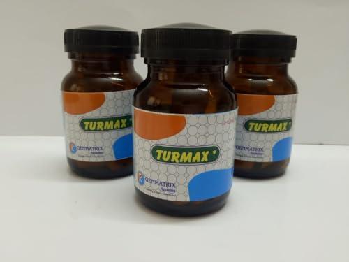 Generic Turmax (Turmeric) Supplements - For Anti Inflammation - Allergies - Sinusitis, Cold & Chronic Inflammations - 30 Tablets
