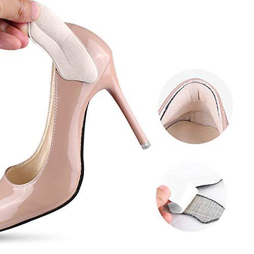 MELOWELL MELOWELL Premium Heel Pads For Shoes Too Big, Self-Adhesive Heel Inserts For Women&Men, Heel Grips To Improve Shoe Fit And Comfort, Heel Protectors To Prevent Pain Blisters Calluses (2 Pairs)