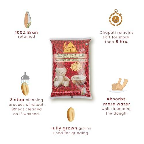 Taste for life Taste for life MP sihore Premium Chapati Atta (FINE) 1 kg