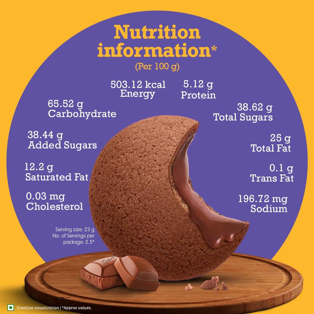 Cadbury Cadbury Chocobakes Choc Filled Cookies, 10 x 75 g