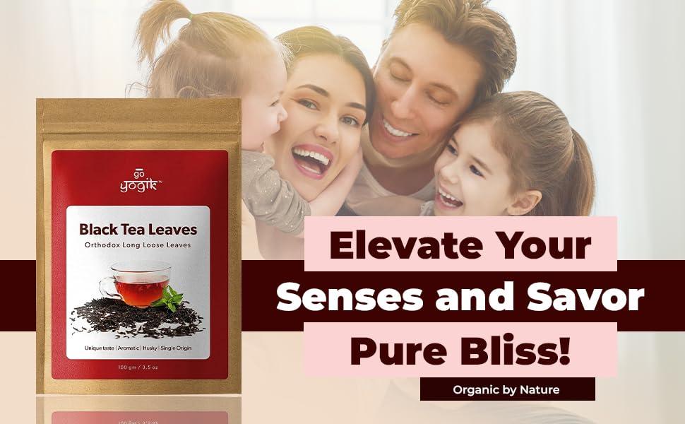 Generic Go-Yogik Black Tea loose leaves from Meghalaya [ 100g ] | Organic by nature