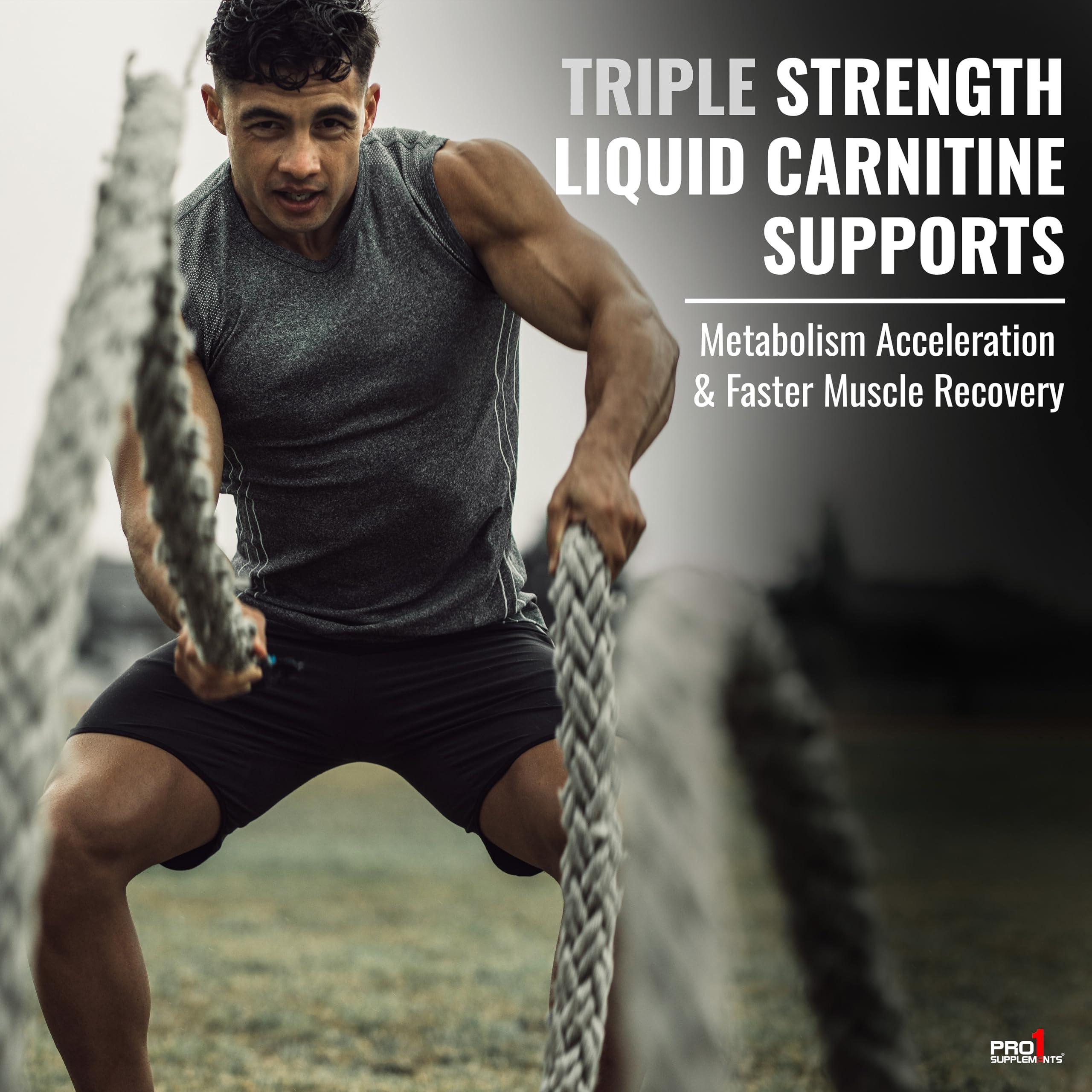 Pro1 Supplements Pro1 Supplement Pro Carnitine 3000mg | L Carnitine Liquid Supplement | Wild Pineapple - 450ml