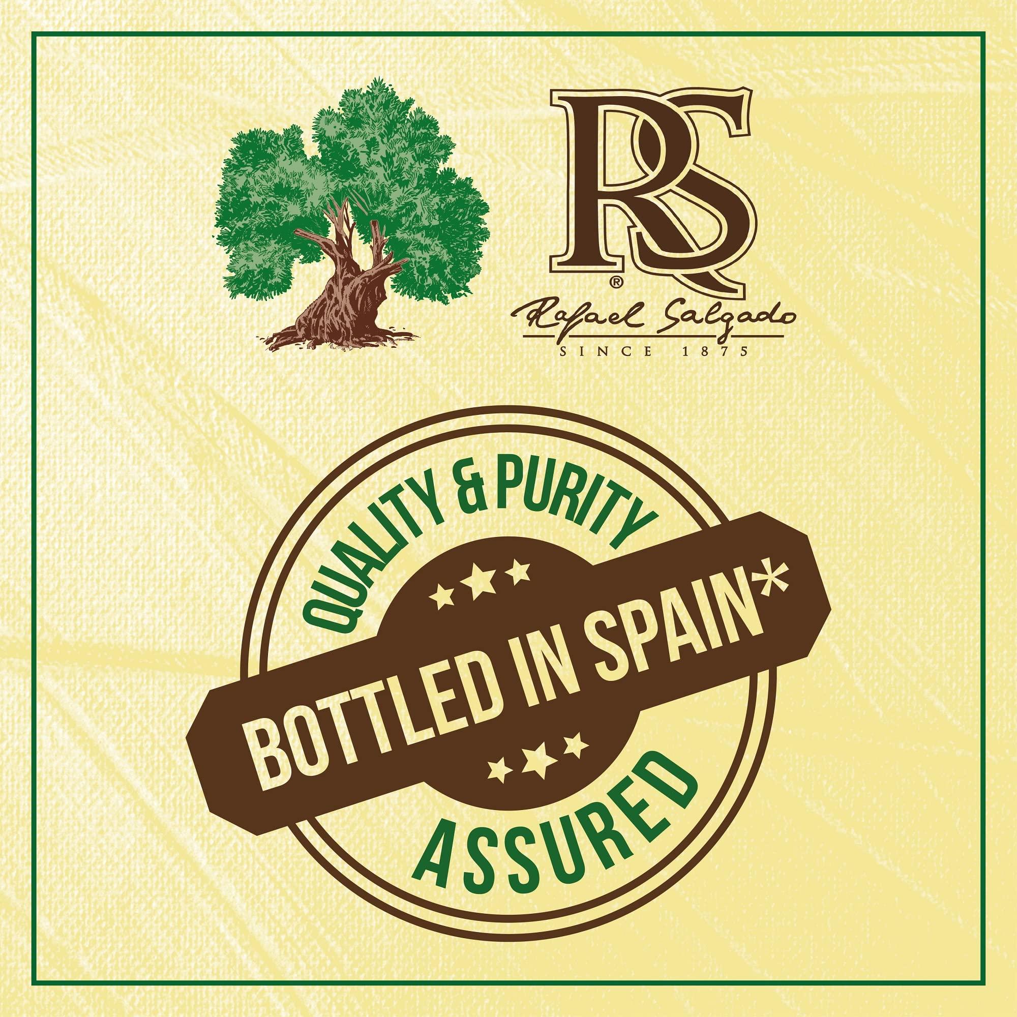 Rafael Salgado RS Rafael Salgado Extra Virgin Olive Oil | First Cold Pressed Oil | Good for Salad Dressing & Flavouring | Zero Cholesterol and Trans Fat | Pet Bottle - 500 ML