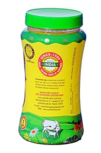 Generic Cow Krishna Agmark Ghee-Pure and Natural Cow Ghee 1 Ltr Jar
