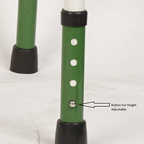 SONVI SURGICAL SONVI SURGICAL Portable Light Weight Height Adjustable Foldable Walker for Men Women Adults Patients & Old age People Made in India(Multicolor) (Multicolor)