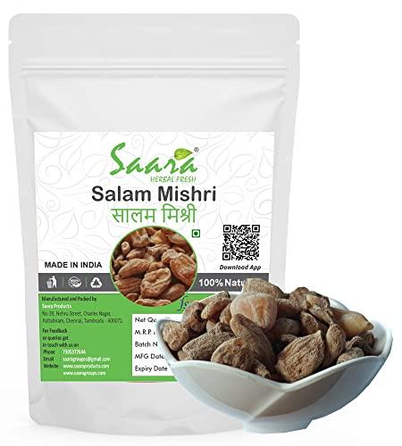 SAARA Saara HERBAL FRESH Salam Mishri 75g | Polygonatum Verticillatum | Salabmisri | Salab Mishri | Salmond Sugar | Salab Misri | | Orchis Mascula-White Zipper Package (Pack of 1 x 75g)