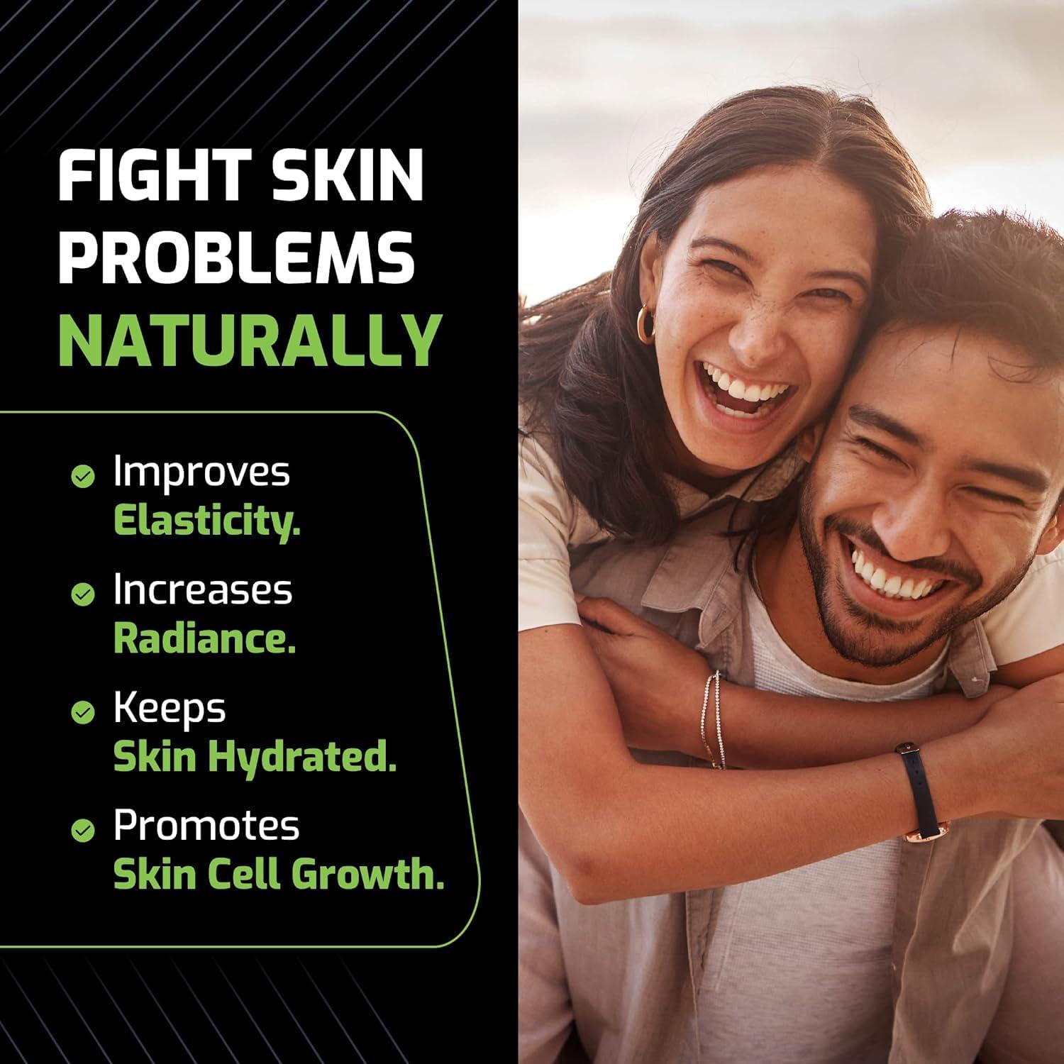 PLANTIGO Plantigo Plant Collagen Builder Powder For Skin Glow & Radiance With Biotin, Hyaluronic Acid, Vitamin A, C, E & Antioxidants - 30 Servings Collagen Booster (Mixed Berry Flavor - 300g + Shaker, 600ml)