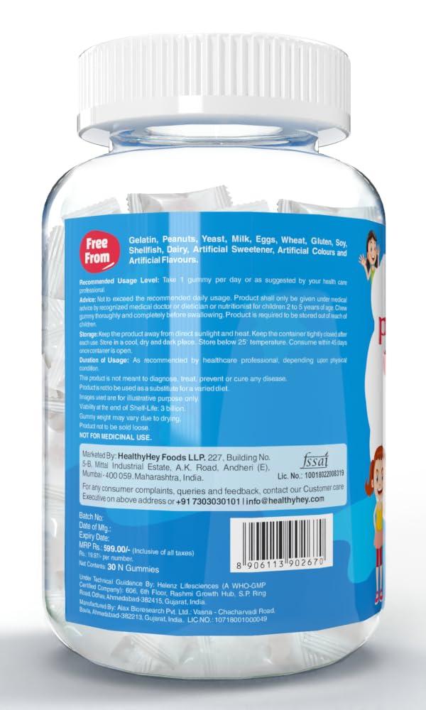 HealthyHey Nutrition HealthyHey Nutrition Junior Probiotics Gummies - For Kids - For Healthy Gut & Immune Function - Strawberry Flavour - 30 Soft Gummies