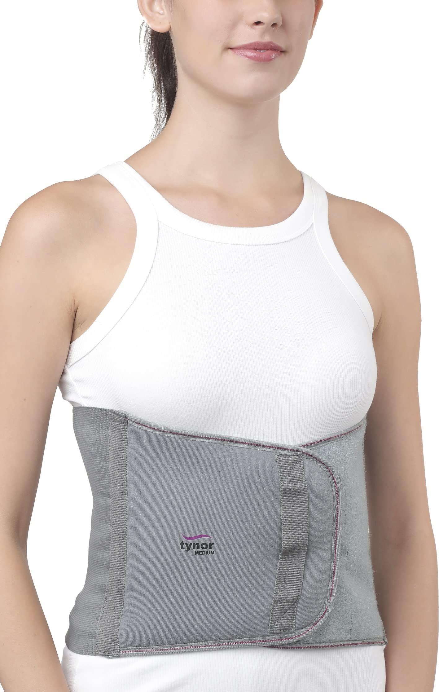 TYNOR TYNOR Lumbo Sacral Belt, Grey, Large, 1 Unit Abdominal Support 9\"/23cm, Grey, Medium, 1 Unit