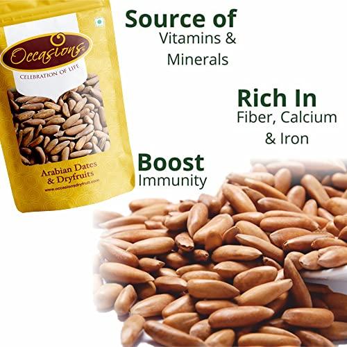 Occasions Ocassions Jumbo Pine nut (Chilgoza Seeds) with Shell ()- 250g