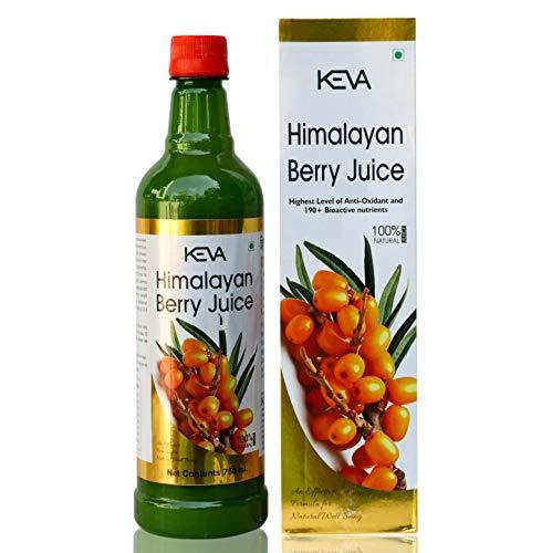 Keva Keva Himalayan Berry Sea Buckthorn Juice - 750ml | Himalayan Berries| Rich Omega 3,6,9,7 | Vitamin C Rich