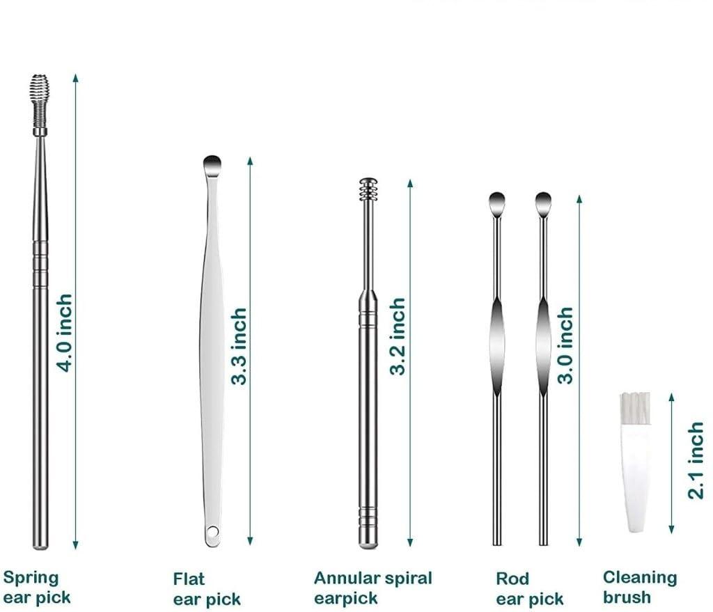 Housething Housething Earpick Cleaner Tool Set Beauty Mackup Tool Personal Care