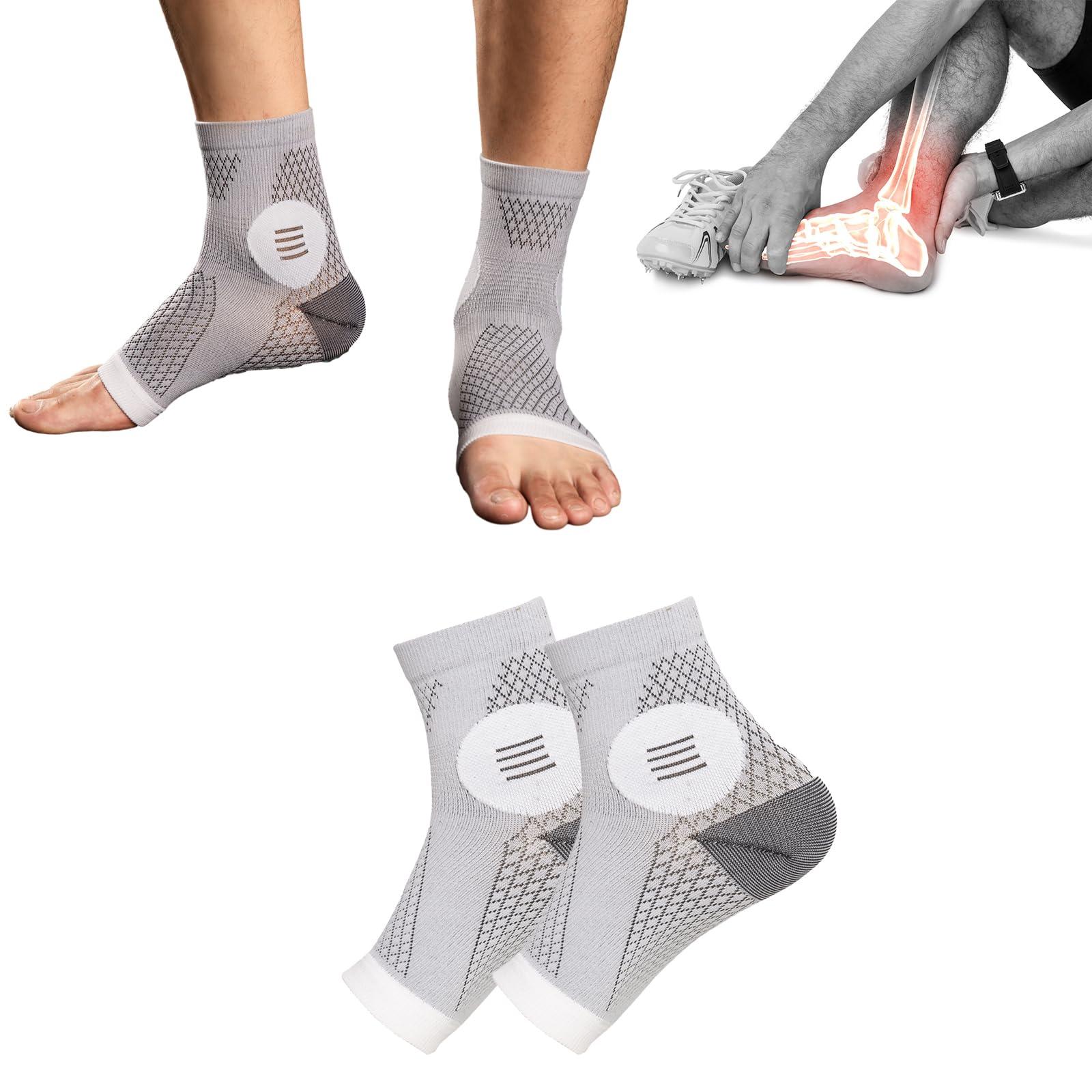 Yanmide Yanmide Stunor - Dr.Neuropathy Socks, Neuropathy Socks for Men and Women, Soothe Pain Relief Socks for Neuropathy Pain, Gray, L
