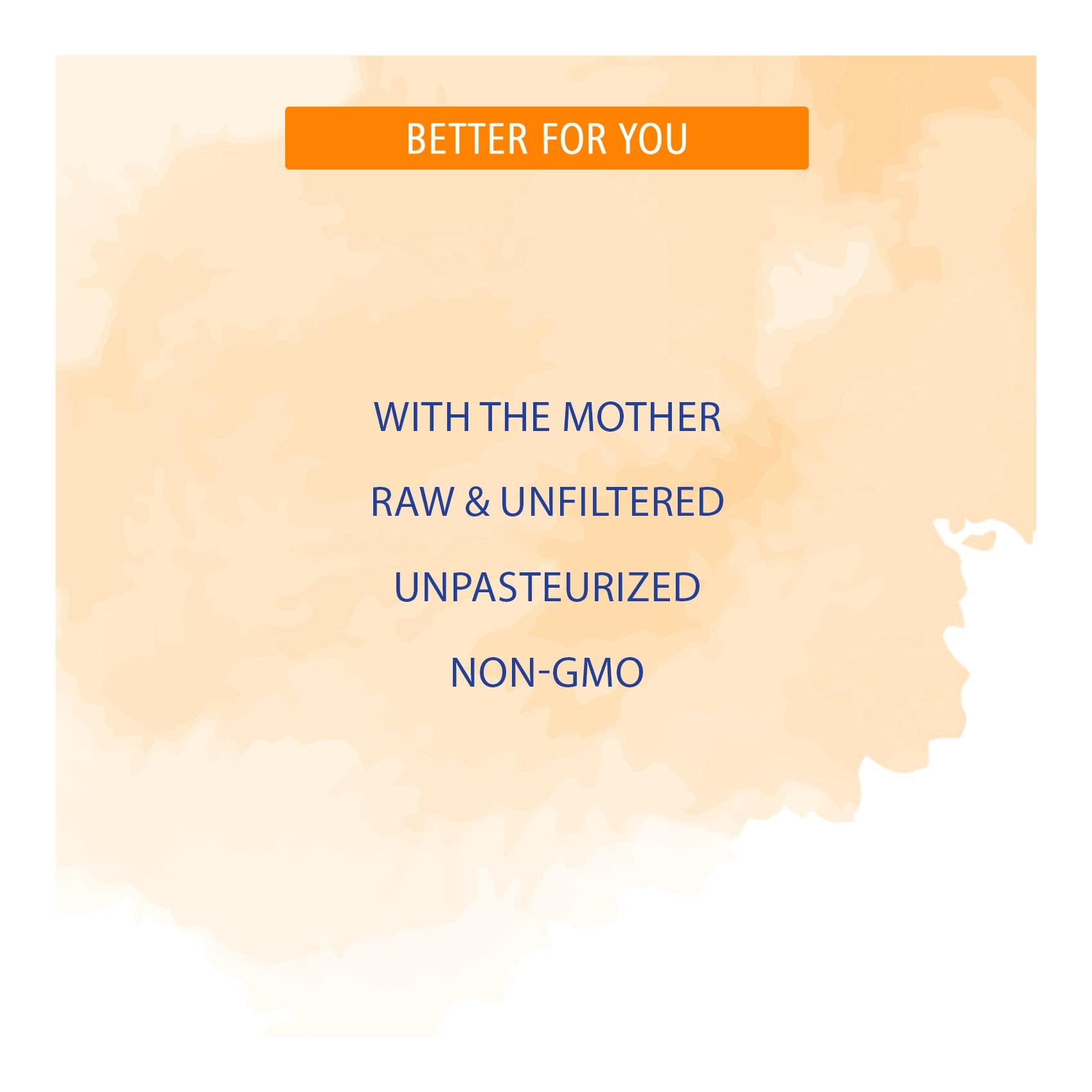 American Garden American Garden Apple Cider Vinegar Unfiltered with the Mother, 16.9 fl oz / 500 ml