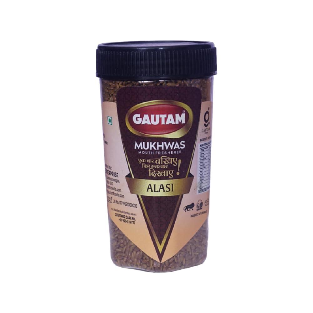 Gautam Mukhwas Combo Pack |Gotli Chips 150g |Alsi 130g | Ajwain Til 150g (Pack of 3)