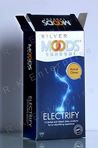 MOODS MOODS Condoms For Men Extra Time Long Time Combo Pack Electrify+Ultrathin (2pack in 24condoms)