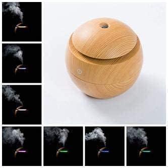 VIDORA VIDORA Wooden Cool Mist Humidifiers Essential Oil Diffuser Aroma Air Humidifier with Colorful Change for Car, Office, Babies, humidifiers for Home, air humidifier for Room