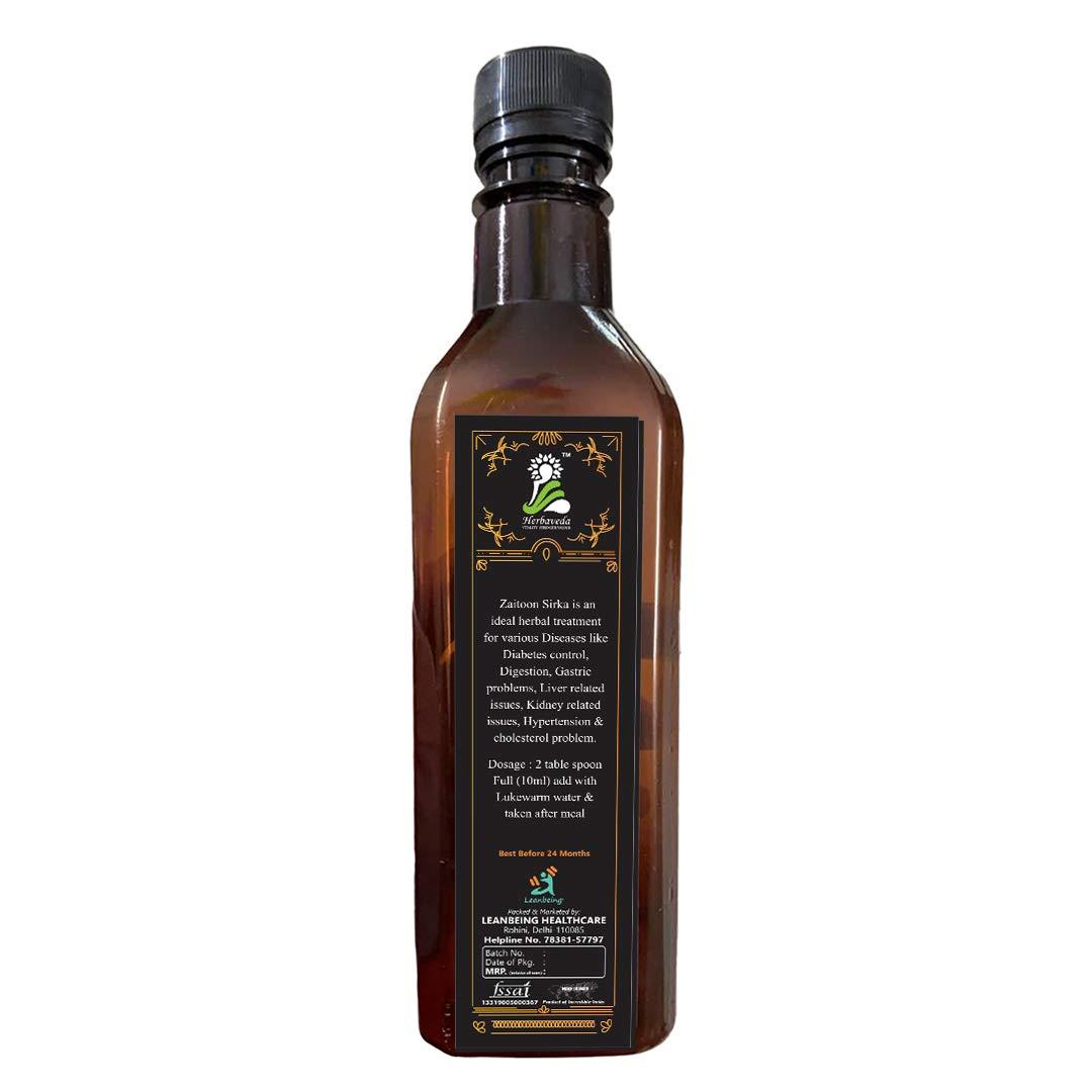 LEANBEING LEANBEING Pure Olive Cider Vinegar (450ml) | Jaitun Ka Sirka | Zaitun Ka Sirka | Good for Skin