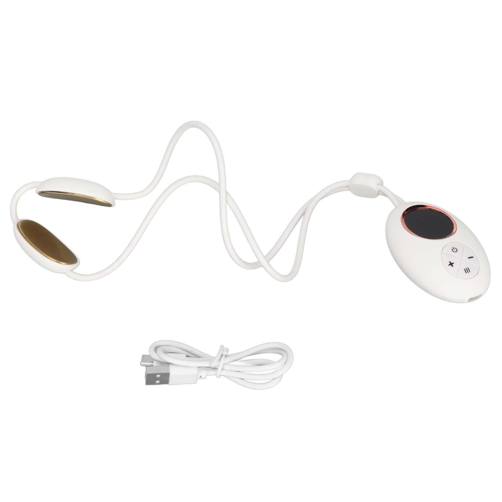 DNEI Pendant Neck Massager, Intelligent Hanger Neck Massag Cordless for Neck Relax for Shoulder (White)