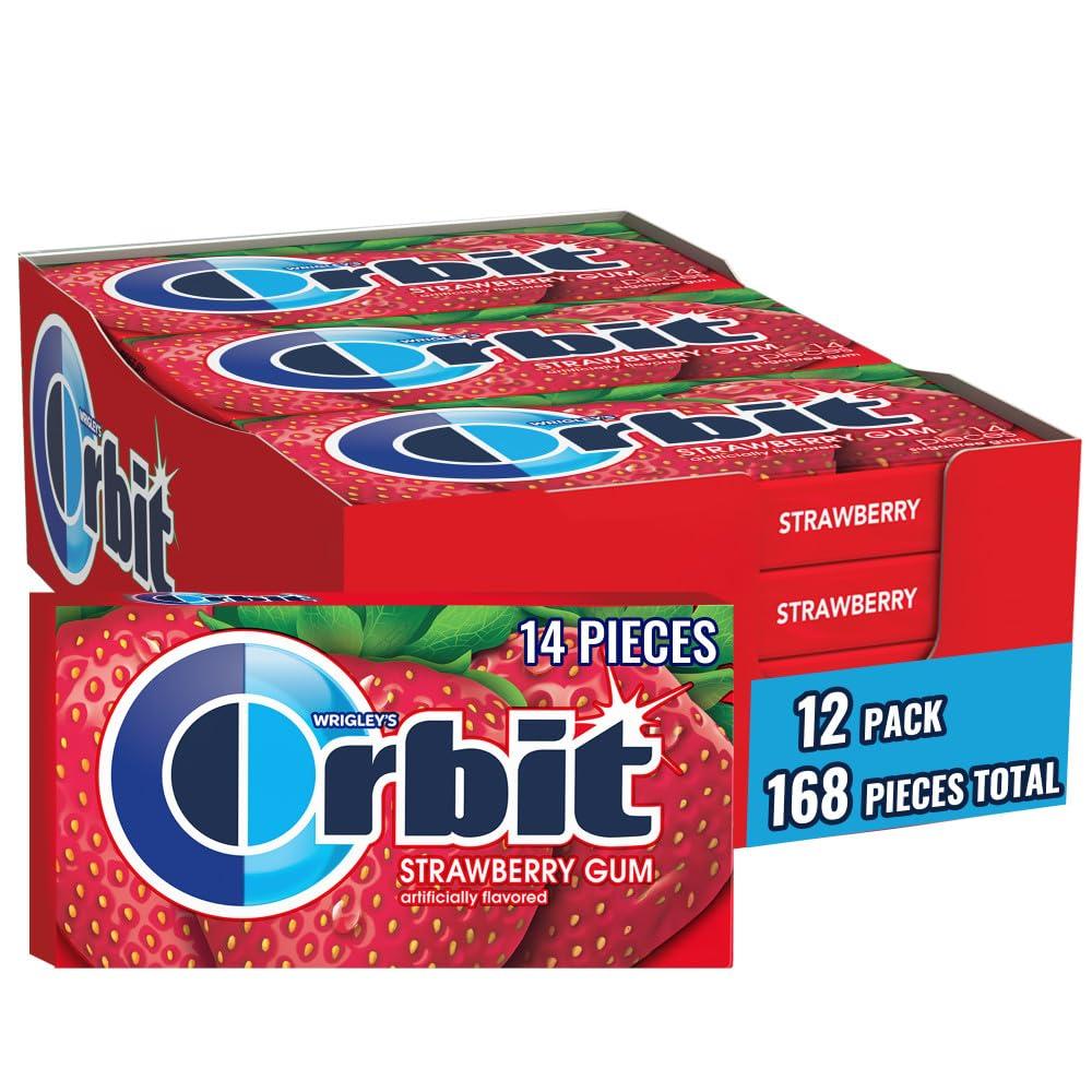 Orbit Orbit Gum Remix Strawberry 14 Count Pack Of 12