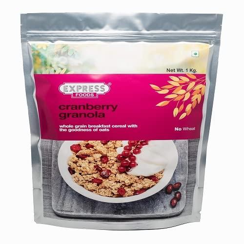 Express Foods Express Foods Cranberry Granola Breakfast Cereal, 1kg