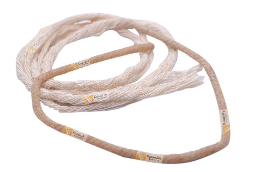 BlomiDeal BlomiDeal Thread Yoga Traditional Sutra Neti Kriya with Wax for Yogic Kriya (50)