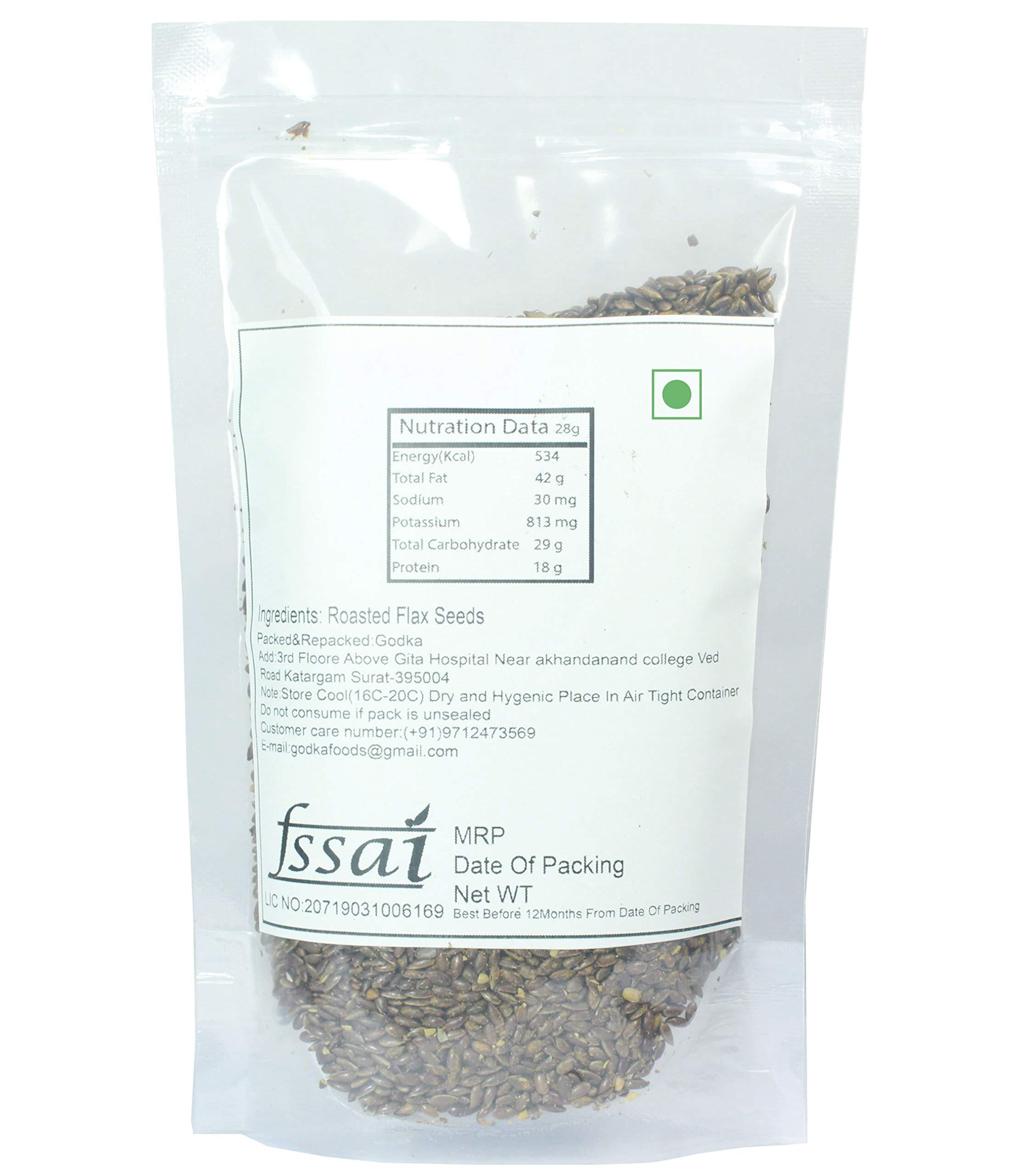 GODKA Godka Roasted Flax Seed/Salted Alsi,1kg