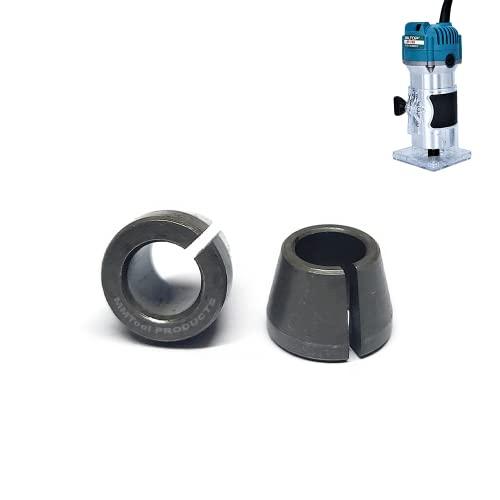 MMTool PRODUCTS MMTool PRODUCTS Trimmer Collet Cone 6mm and 6.35(1/4) Pack of 2 pcs