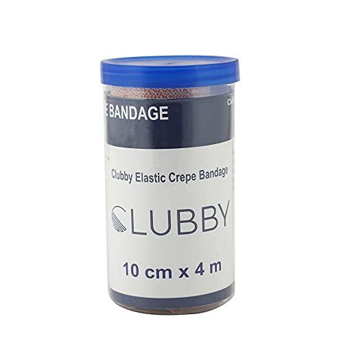 Clubby Clubby Crepe Bandage for knee,leg,wrist,ankle,elbow,hand,foot,finger and toe support(10 cm)(4-M)